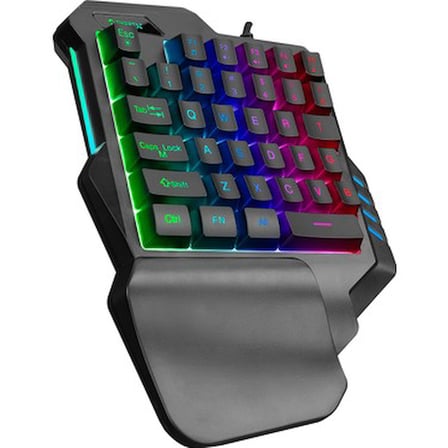 RGB LEDli 35 Tuşlu Mini Gaming Klavye, Kompakt Tasarım