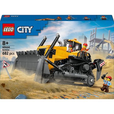 Sarı Buldozer İnşaat Temalı Yaratıcı Oyuncak 8 Yaş ve Üzeri için