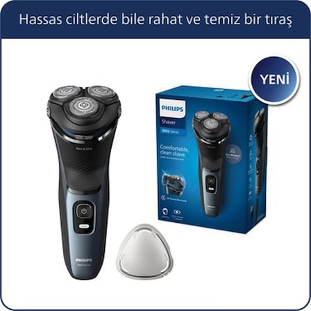 Islak & Kuru Tıraş Makinesi, 5 Yönde Dönen Başlıklarla Hassas Düzeltme