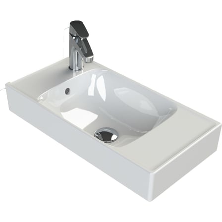 Sol Delikli 60x30 cm Etajerli Seramik