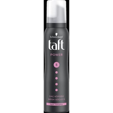 Schwarzkopf Taft Power Saç Köpüğü Vegan 150 ml Kaşmir Yumuşaklığı ve Hacim Kuru Yıpranmış