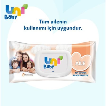 Aile Boyu Islak Mendil, 12x90 Paketinde Kullanım Kolaylığı