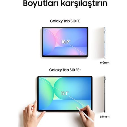 8GB RAM ve 128GB Depolama ile Taşınabilir Tablet, SM-X520