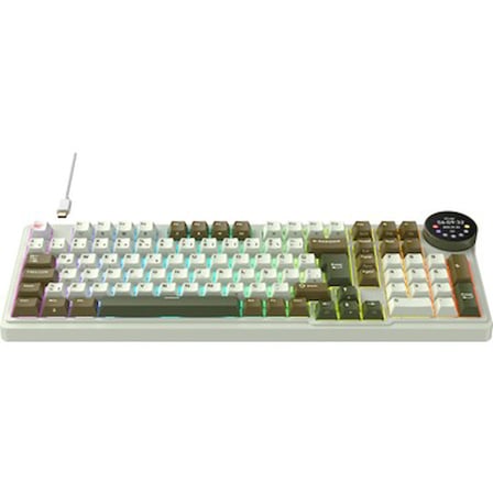Havit Gamenote KB923L Pro Tri-Mode Kablosuz Mekanik Rgb Oyuncu Klavyesi – LCD