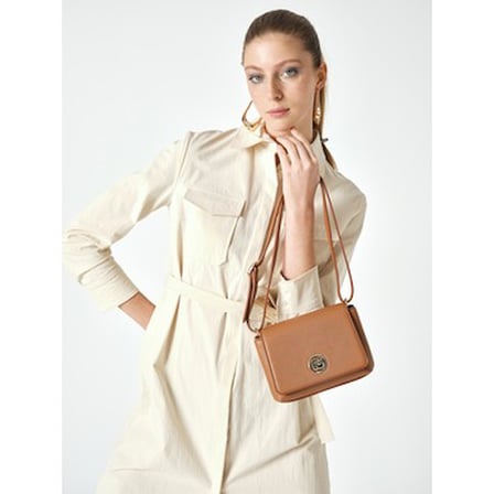 Pierre Cardin Taba Omuz Çantası 05PO25Y1886-P