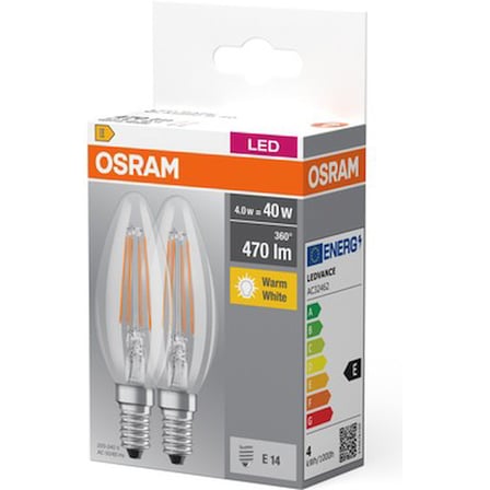 4W/2700K E14 LED Ampul ile Yüksek Verimlilik