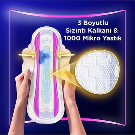 Anne Kız Paketi Gece Extra Hijyenik Ped 50 Adet
