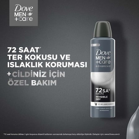 72 saat koruma sunan erkek deodorant, 150 ml