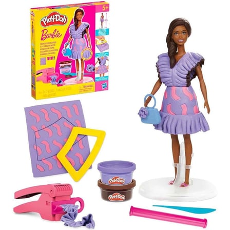 Play-Doh Barbie Fashionista Ruffles Oyun Hamuru