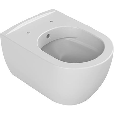 Turkuaz Rimless Asma Klozet ile Yavaş Kapanan Kapak Seti