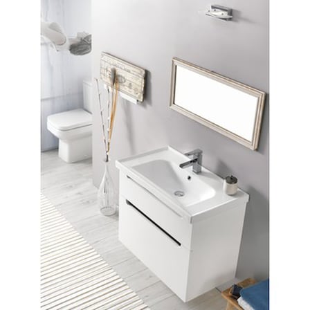Etajerli Seramik 90x45 cm Modern Tasarım ve Kullanım Kolaylığı