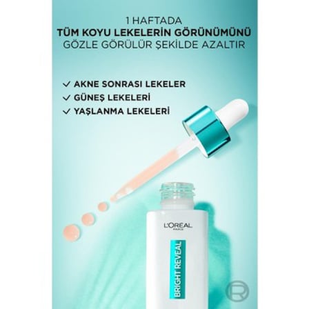 L'Oréal Paris Koyu Leke Karşıtı Serum %10 Niasinamid 30 ml Normal Ciltler İçin