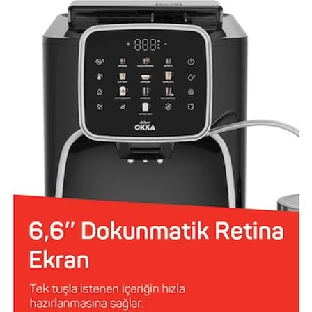 Tam Otomatik Espresso Makinesi ile 11 Farklı Sıcak İçecek