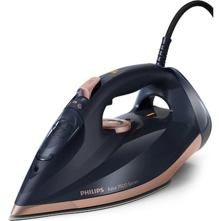 Philips 7500 Serisi Buharlı Ütü, 3200W, 55 g/dk Sürekli Buhar, SteamGlide Elite, 260 g Şok Buhar,