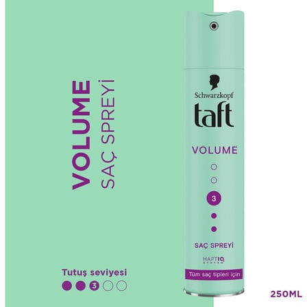 Tüm saç tipleri için hacim sağlayan saç spreyi, 250 ml