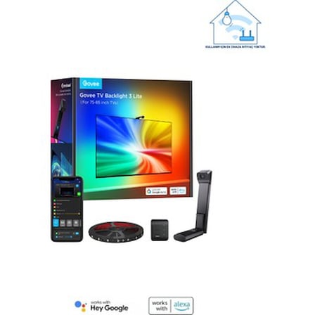 Tv Arkası LED Şerit Ambiyans Aydınlatma Renk Senkronizasyonu