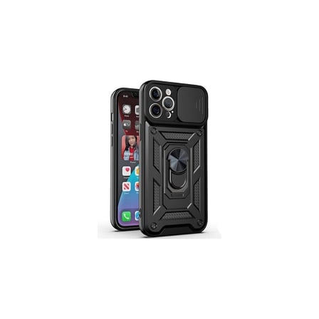 Sürgülü Yüzüklü Zırh Kılıf ile iPhone 14 Pro Max'i Koru