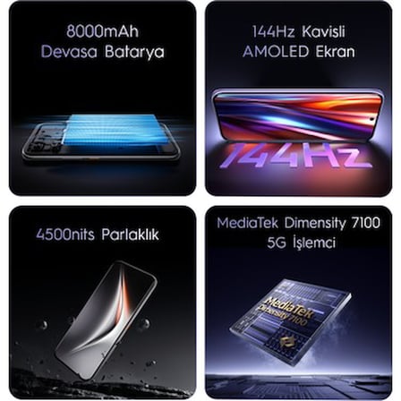 Tecno Pova Curve 2 5G Özellikli Akıllı Telefon