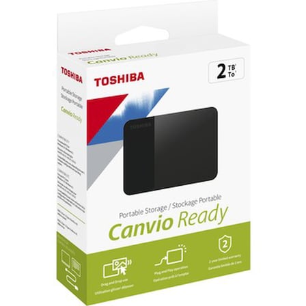 Toshiba 2TB Canvio Ready 2.5" Gen1 USB 3.2 Harici Harddisk