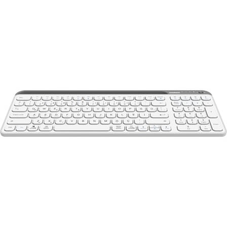 Bluetooth + 2.4GHz Destekli Şarjlı Klavye, Tablet Standı ile