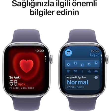 GPS ve Kalp Ritmi Ölçme Özellikli 42mm Akıllı Saat, Şık Tasarım