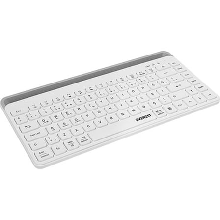 Everest KB-BT66 Beyaz 2.4g+Bt1+Bt2 Üçü Bir Arada 3 In 1 Q Kablosuz