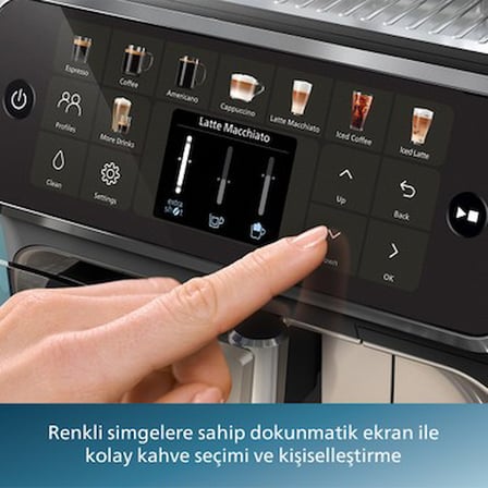 Tam Otomatik Espresso Makinesi, 20 Sıcak ve Soğuk İçecek Seçeneği