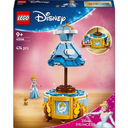 LEGO® │ Disney Princess Sindirella'nın Elbisesi 43266 - 9 Yaş & Üzeri Çocuklar için Yaratıcı