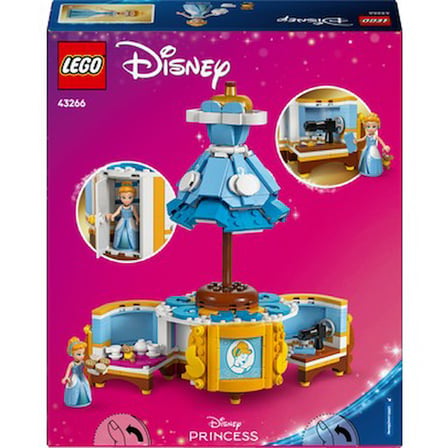 LEGO® │ Disney Princess Sindirella'nın Elbisesi 43266 - 9 Yaş & Üzeri Çocuklar için Yaratıcı