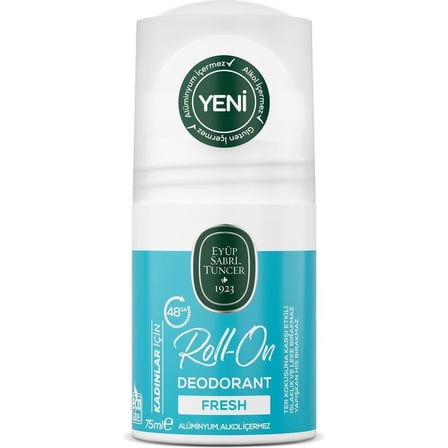 75 ml Kadın Roll On Deodorant, Ferahlatıcı ve Uzun Süreli Koruma