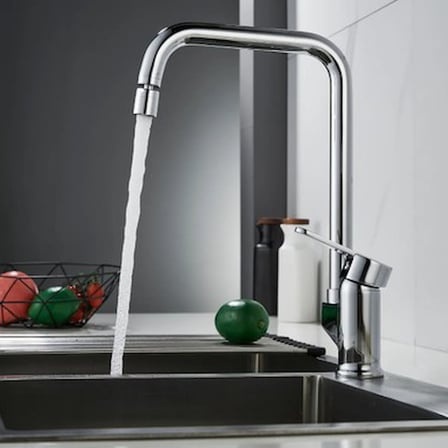 Mafsallı Krom Eviye Bataryası Modern Tasarım ve Kullanım Kolaylığı
