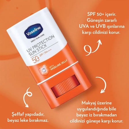 Güneş Koruyucu Stick 15ml SPF 50+ Etkili Koruma