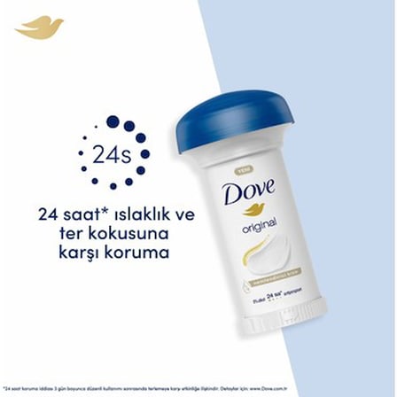 Dove Kadın Stick Deodorant 50 ml Fresh Koku ile Tüm Cilt Tiplerine Uygun Nemlendirici