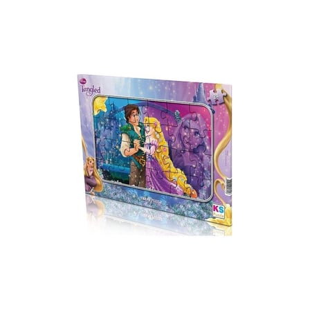 24 Parça Disney Temalı Çerçeveli Puzzle
