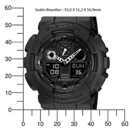 Casio GA-100-1A1DR G-Shock Erkek Kol