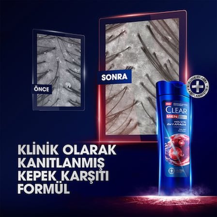 Hızlı Stil Şampuanı - 350 ml, 2'si 1 Arada Kullanım