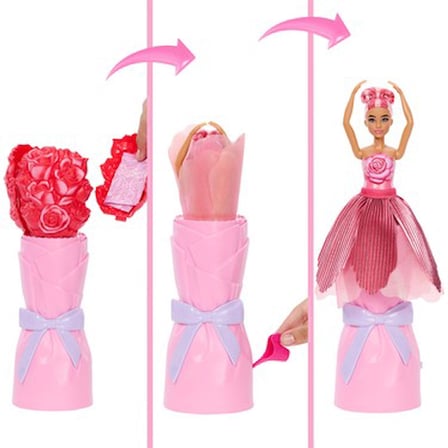 Kırmızı Gül Temalı Barbie Petal Pop ile Eğlenceli Oyun