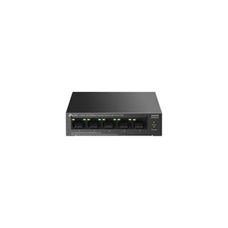 TP-LINK LS105LP 4 PORT 10/100 +1 PORT RJ45 UPLINK 41W 250 METRE POE MESAFE METAL KASA