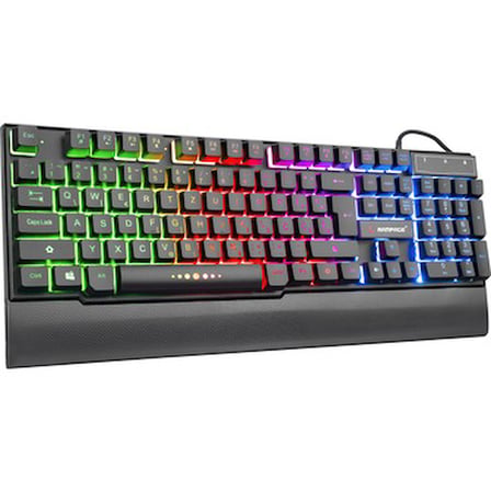 Rampage KB-R66 Bubble USB Gökkuşağı Aydınlatmalı Lc Layout Multimedia Gaming