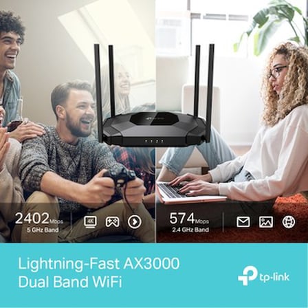 TP-Link TL-WA3001 | Dual-Band Wi-Fi 6 Access Point | AX3000 Mbps | Gigabit Portlu | Pasif PoE