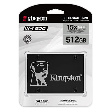 Kingston Kc600 512GB 550MB-520MB SATA3