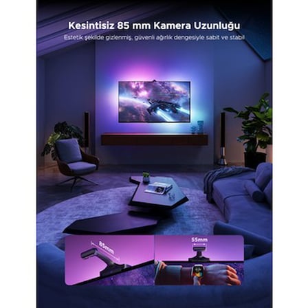 3S Pro TV Arkası LED Şerit Aydınlatma, Renk Senkronizasyonu