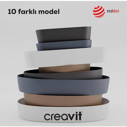 Oval Deliksiz Beyaz Lavabo ile Modern Tasarım