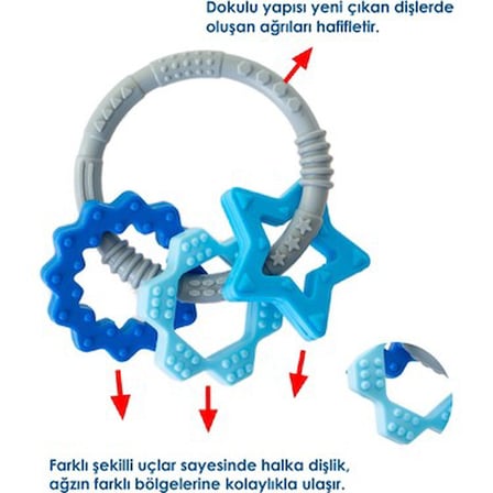 Silikon Halka Dişlik Çocuklar için Güvenli ve Eğlenceli