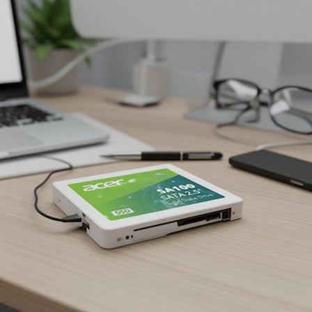Acer SA100 2.5'' Sata SSD 240GB Okuma Hızı 500-599 MB/s Yazma Hızı 450-599