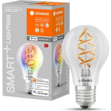 RGBW 30 4.5W/2700K E27 LED Ampul ile Enerji Tasarrufu