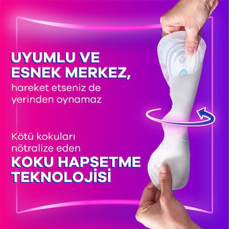 Uzun Boy 18 Adet Hijyenik Ped, Süper Ekonomik Paket