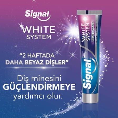 Beyazlatıcı Diş Macunu - 75 ml, Güçlü Madenler ile Koruma