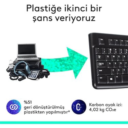Kablolu Q Klavye - Standart Tasarım