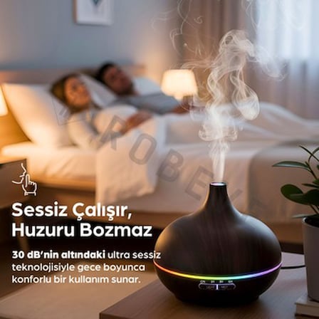 Otomatik Hava Nemlendirici Buhar Makinesi, 550 ml Kapasiteli
